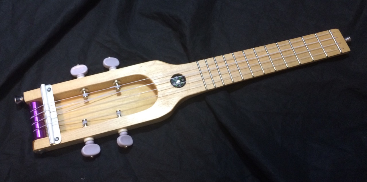 An even shorter ukulele, but also more obviously homemade